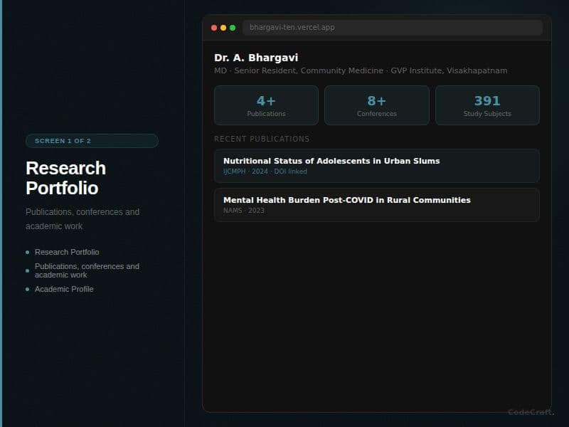 Dr. A. Bhargavi screenshot 1