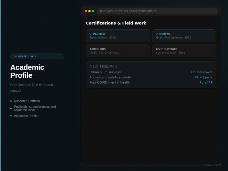 Dr. A. Bhargavi screenshot 2